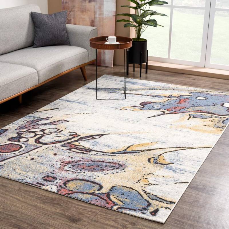 Carpet City Teppich »Mista 2699«, rechteckig, Kurzflor, Abstrakt, Multicolor, Weich von Carpet City