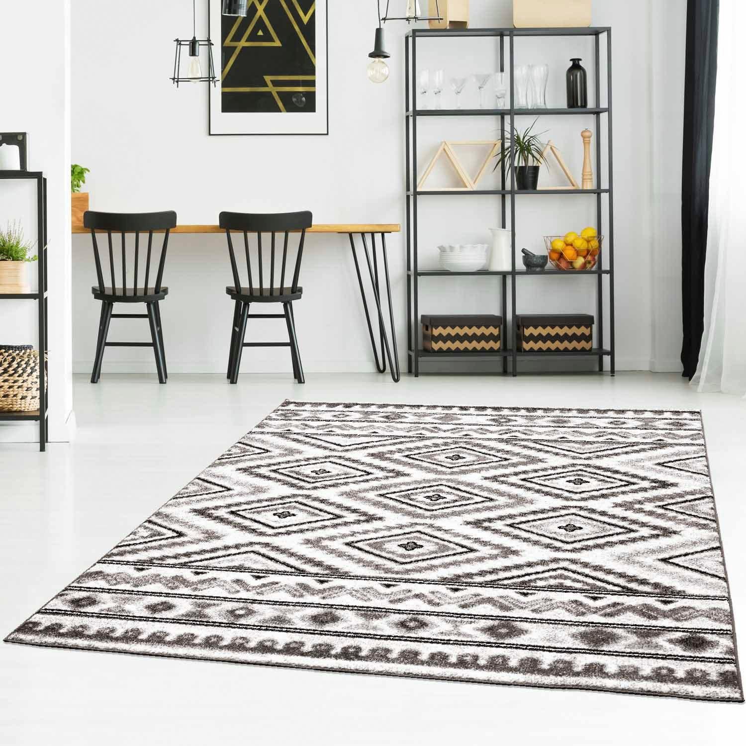 Carpet City Teppich »Moda 1129«, rechteckig, Kurzflor, Wohnzimmer von Carpet City