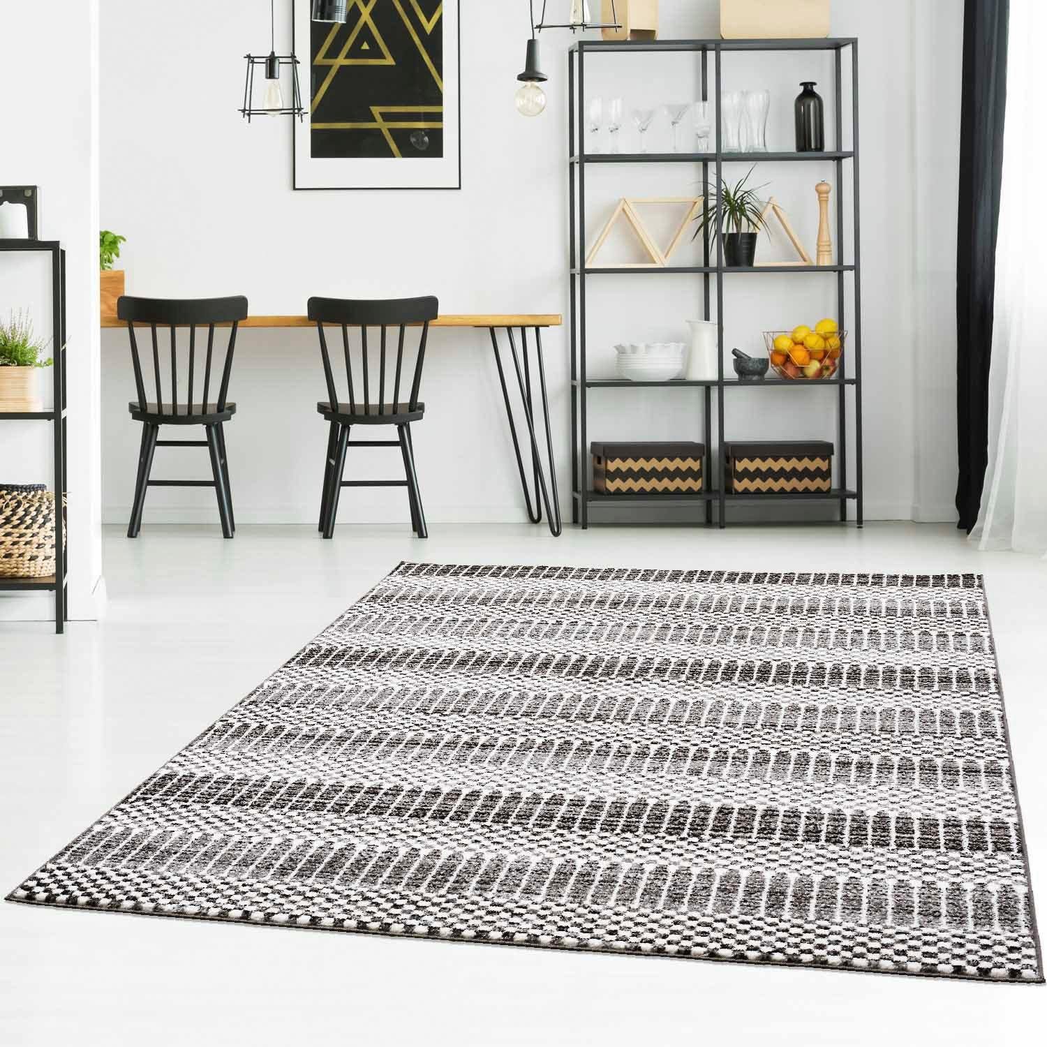 Carpet City Teppich »Moda 1131«, rechteckig, 11 mm Höhe, Kurzflor, Wohnzimmer von Carpet City