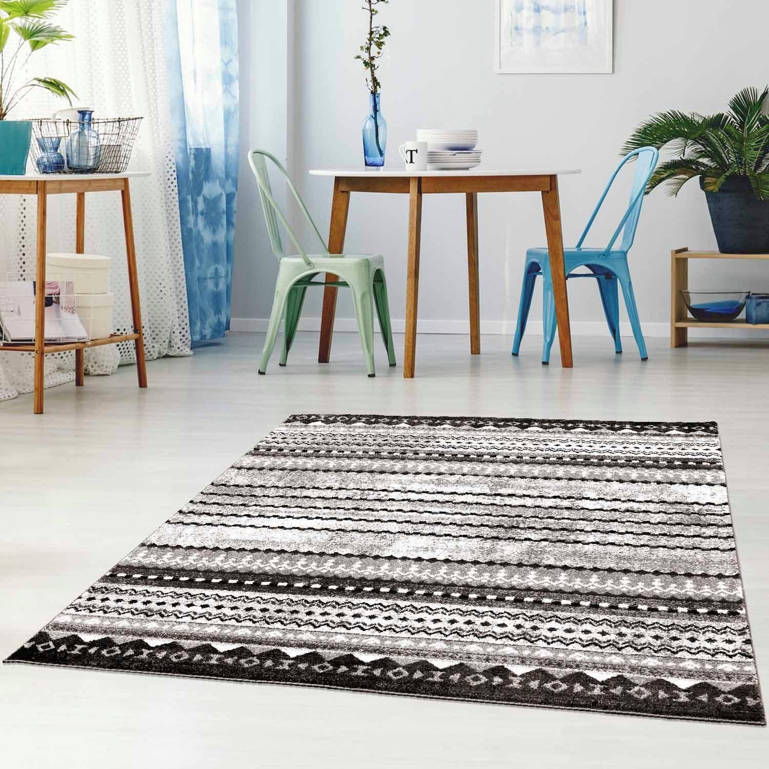 Carpet City Teppich »Moda 1136«, rechteckig, Kurzflor, Wohnzimmer von Carpet City