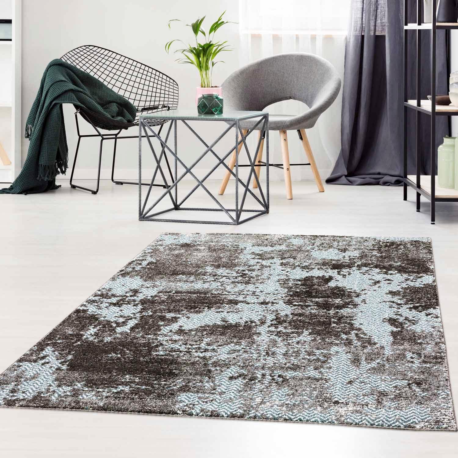 Carpet City Teppich »Moda 1137«, rechteckig, Kurzflor, Wohnzimmer von Carpet City