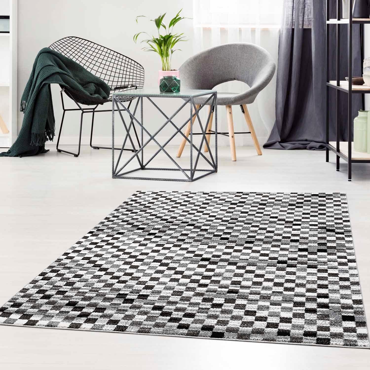 Carpet City Teppich »Moda 1141«, rechteckig, Kurzflor, Wohnzimmer von Carpet City