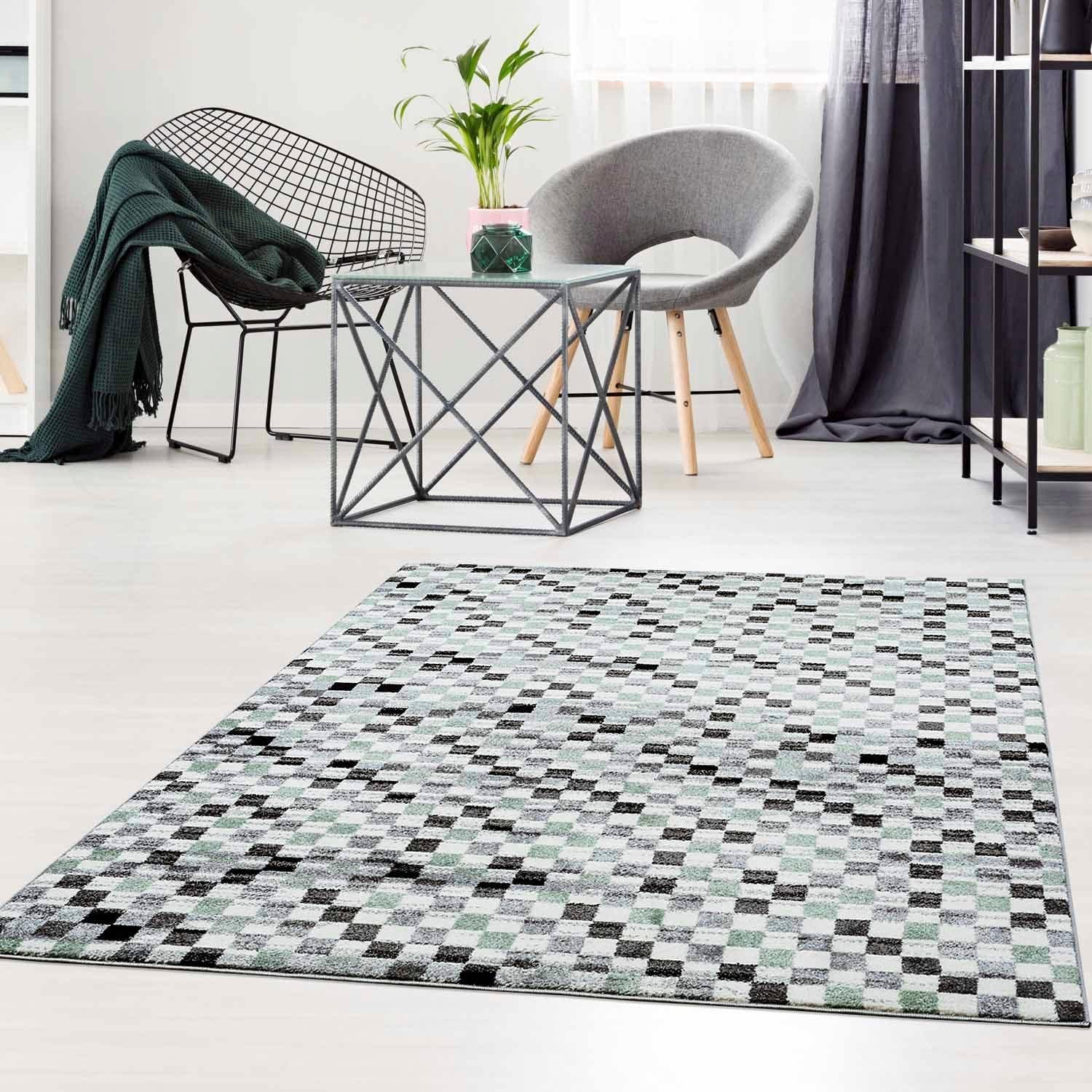 Carpet City Teppich »Moda 1141«, rechteckig, 11 mm Höhe, Kurzflor, Wohnzimmer von Carpet City