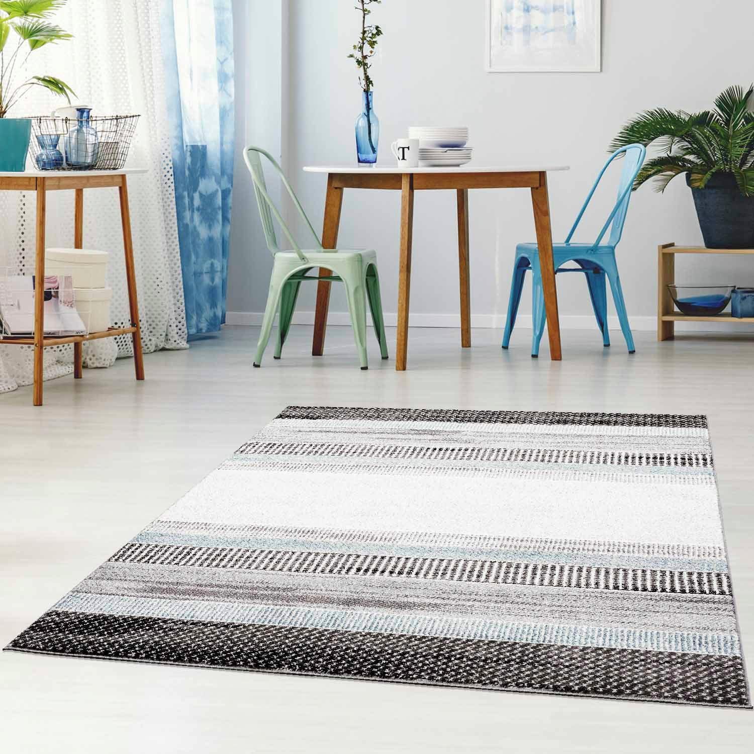 Carpet City Teppich »Moda 1142«, rechteckig, Kurzflor, Wohnzimmer von Carpet City