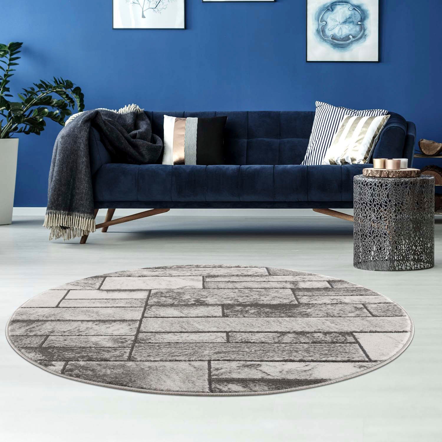 Carpet City Teppich »Noa 9250«, rund, 11 mm Höhe, Kurzflor, Modern, Weicher For, Pflegeleicht Carpet City Teppich »Noa 9250«, rund, 11 mm Höhe, Kurzflor, Modern, Weicher For, Pflegeleicht von Carpet City