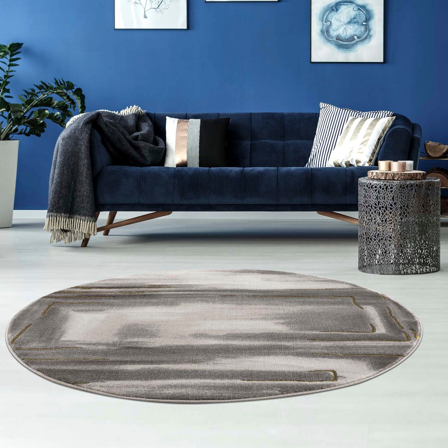 Carpet City Teppich »Noa 9261«, rund, 11 mm Höhe, Kurzflor, Modern, Weicher For, Pflegeleicht Carpet City Teppich »Noa 9261«, rund, 11 mm Höhe, Kurzflor, Modern, Weicher For, Pflegeleicht von Carpet City