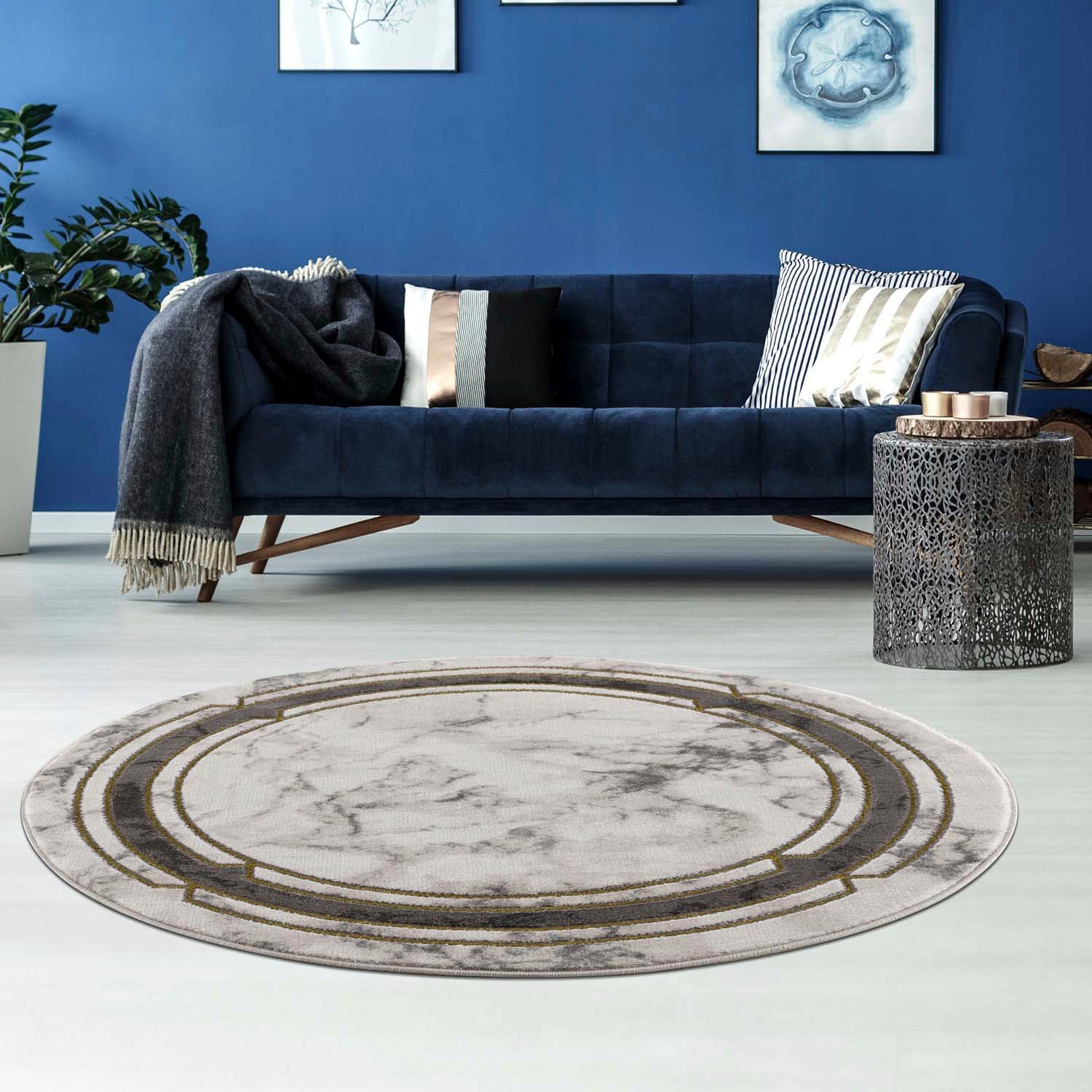 Carpet City Teppich »Noa 9266«, rund, 11 mm Höhe, Kurzflor, Modern, Weicher For, Pflegeleicht Carpet City Teppich »Noa 9266«, rund, 11 mm Höhe, Kurzflor, Modern, Weicher For, Pflegeleicht von Carpet City