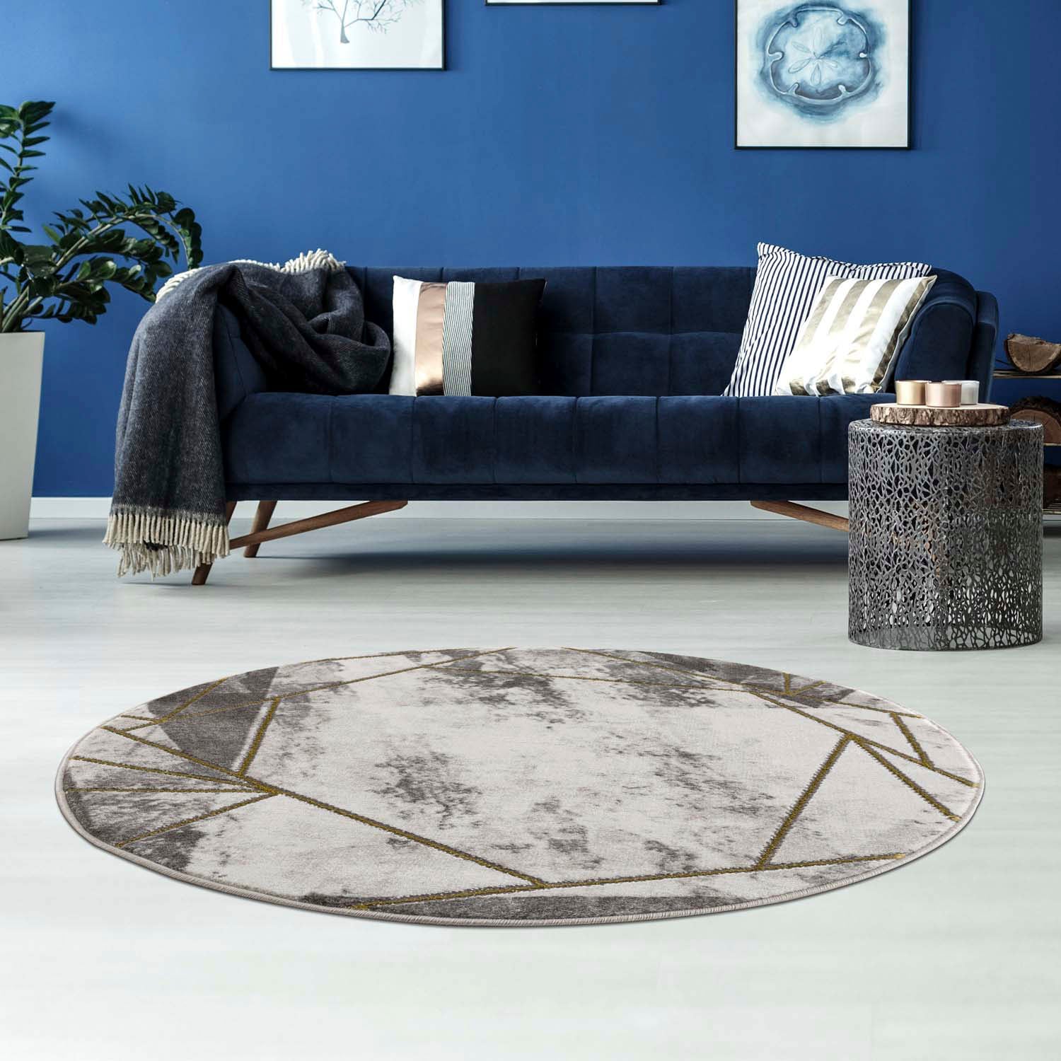 Carpet City Teppich »Noa 9294«, rund, 11 mm Höhe, Kurzflor, Modern, Weicher For, Pflegeleicht Carpet City Teppich »Noa 9294«, rund, 11 mm Höhe, Kurzflor, Modern, Weicher For, Pflegeleicht von Carpet City