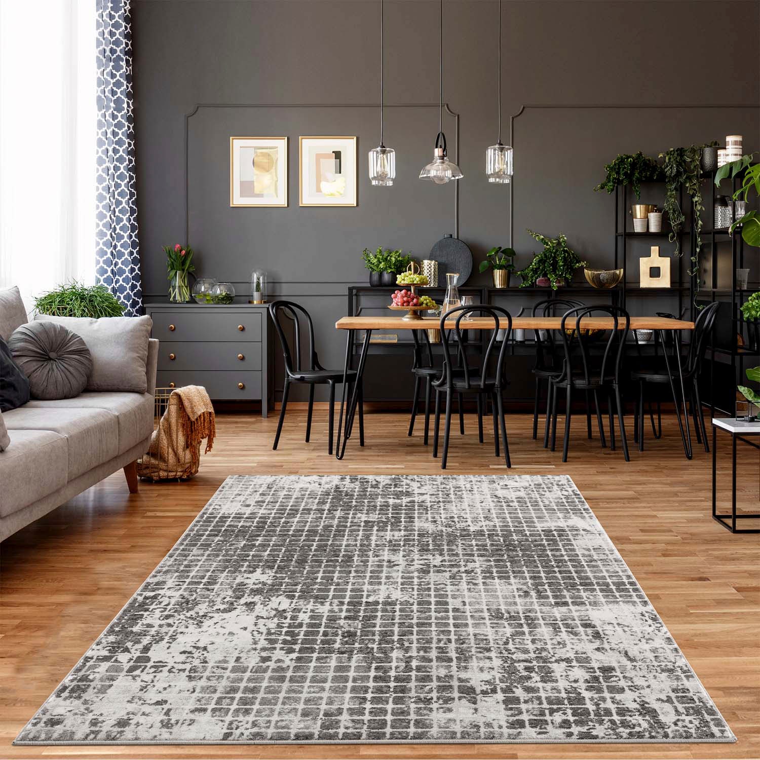 Carpet City Teppich »Noa 9328«, rechteckig, 11 mm Höhe, Kurzflor, Modern, Weicher For, Pflegeleicht von Carpet City