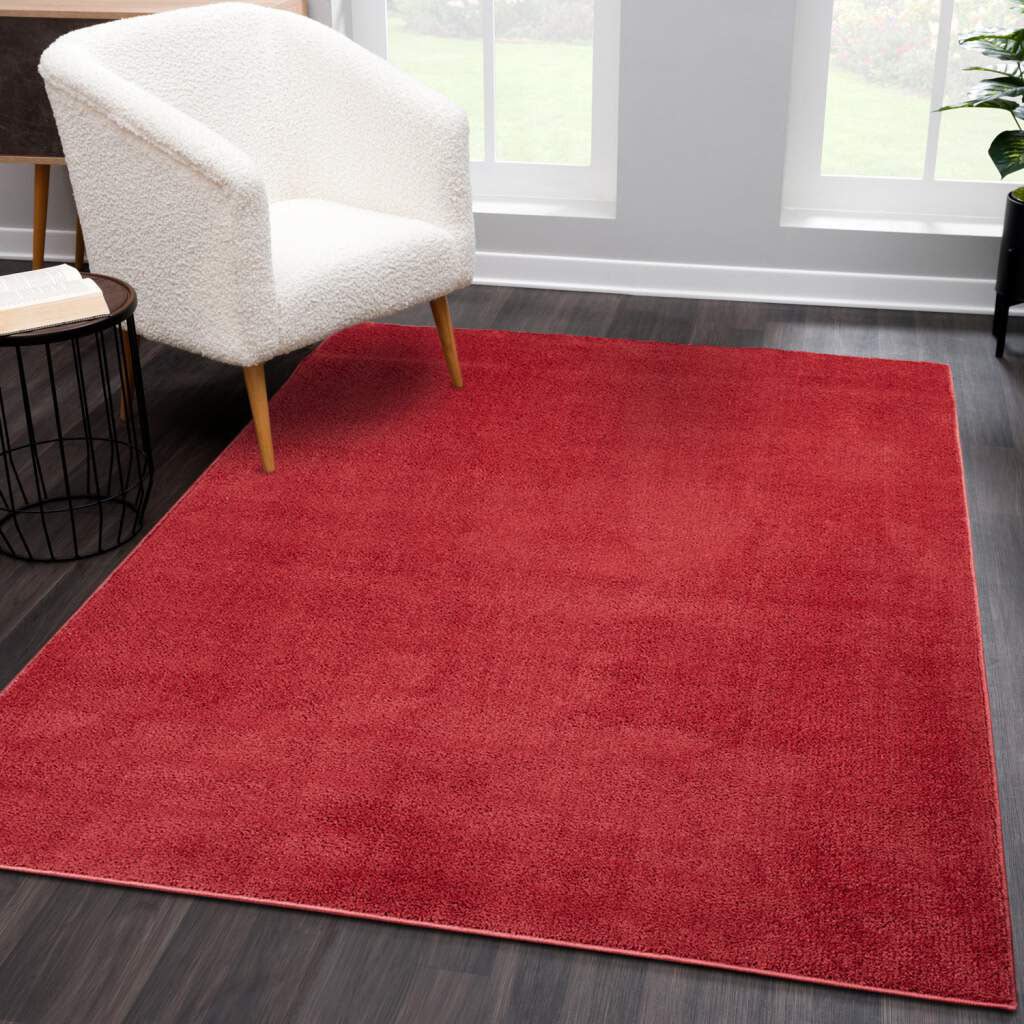 Carpet City Teppich »Softshine 2236«, rechteckig, 14 mm Höhe, Hochflor, besonders weich, Uni-Farben von Carpet City