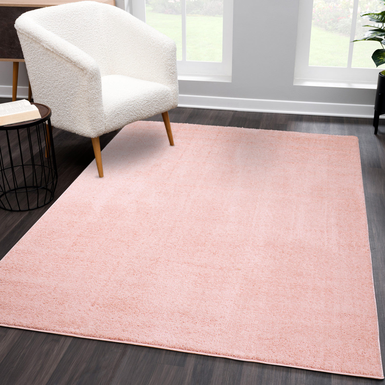 Carpet City Teppich »Softshine 2236«, rechteckig, Hochflor, besonders weich, Uni-Farben von Carpet City