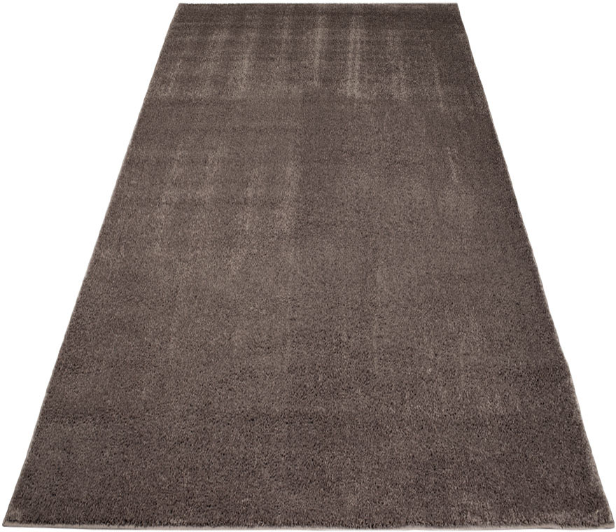 Carpet City Läufer »Softshine 2236«, rechteckig, Hochflor, Uni-Farben, besonders weich von Carpet City