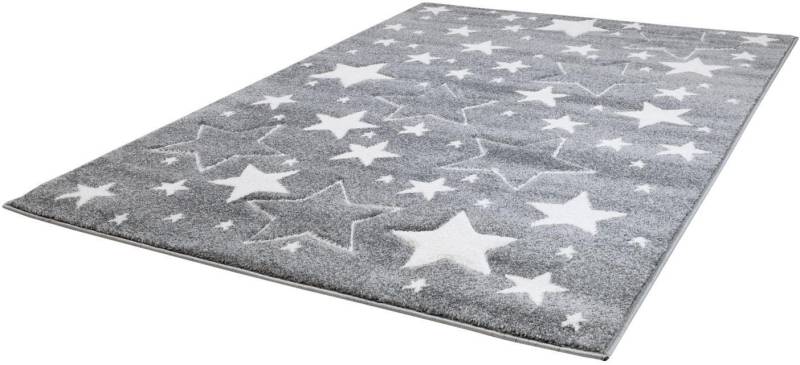 Carpet City Kinderteppich »Bueno Kids 1325«, rechteckig, 13 mm Höhe, Sternen-Teppich, 3D-Effekt, Weicher Flor, Pflegeleicht, Kinderzimmer von Carpet City