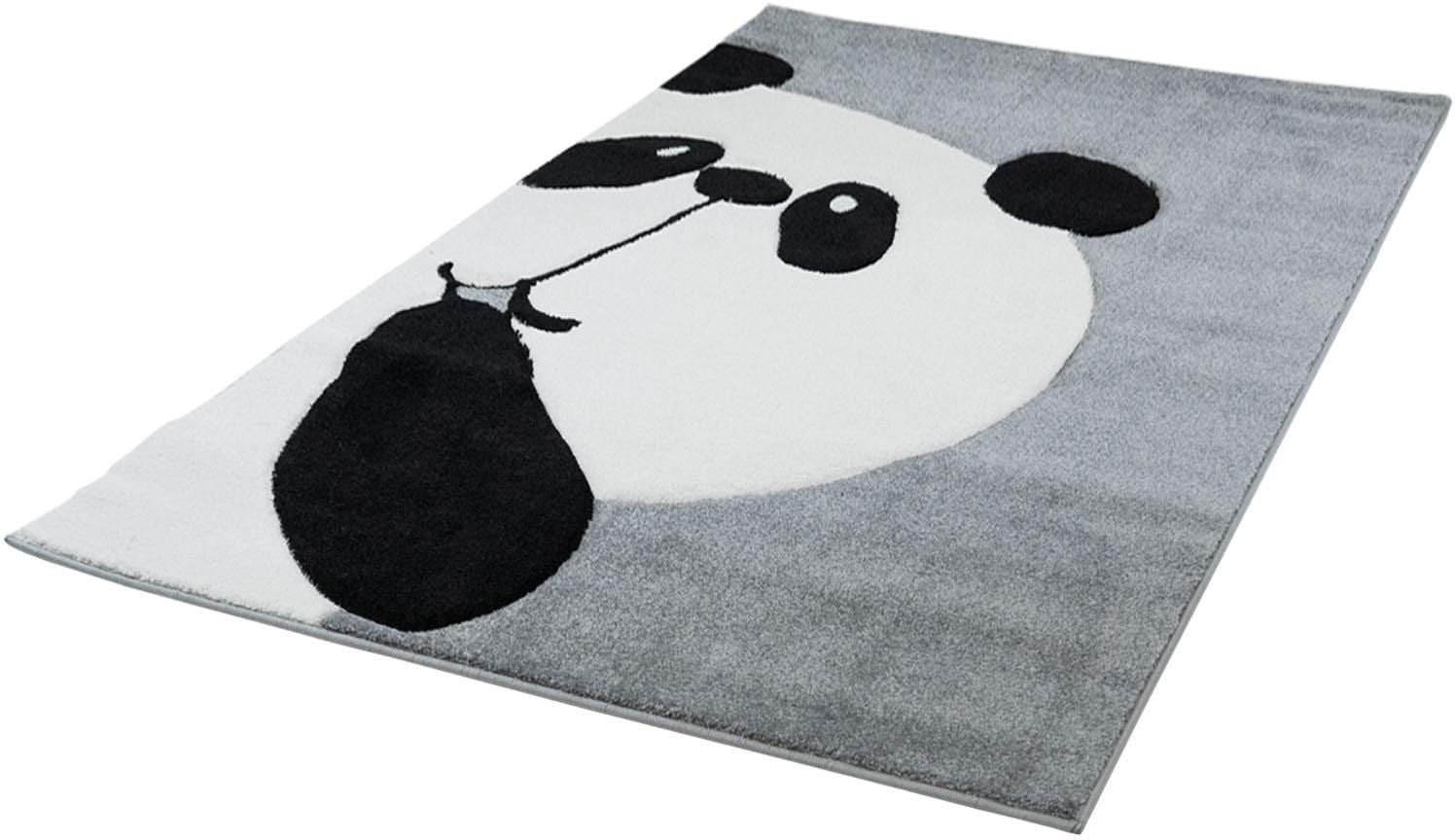 Carpet City Kinderteppich »Bueno Kids 1389«, rechteckig, Spielteppich, Panda-Bär, 3D-Effekt, Weicher Flor, Pflegeleicht von Carpet City