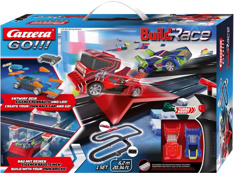 Carrera® Autorennbahn »Carrera GO!!! - Build 'n Race - Racing Set 6.2« von Carrera®