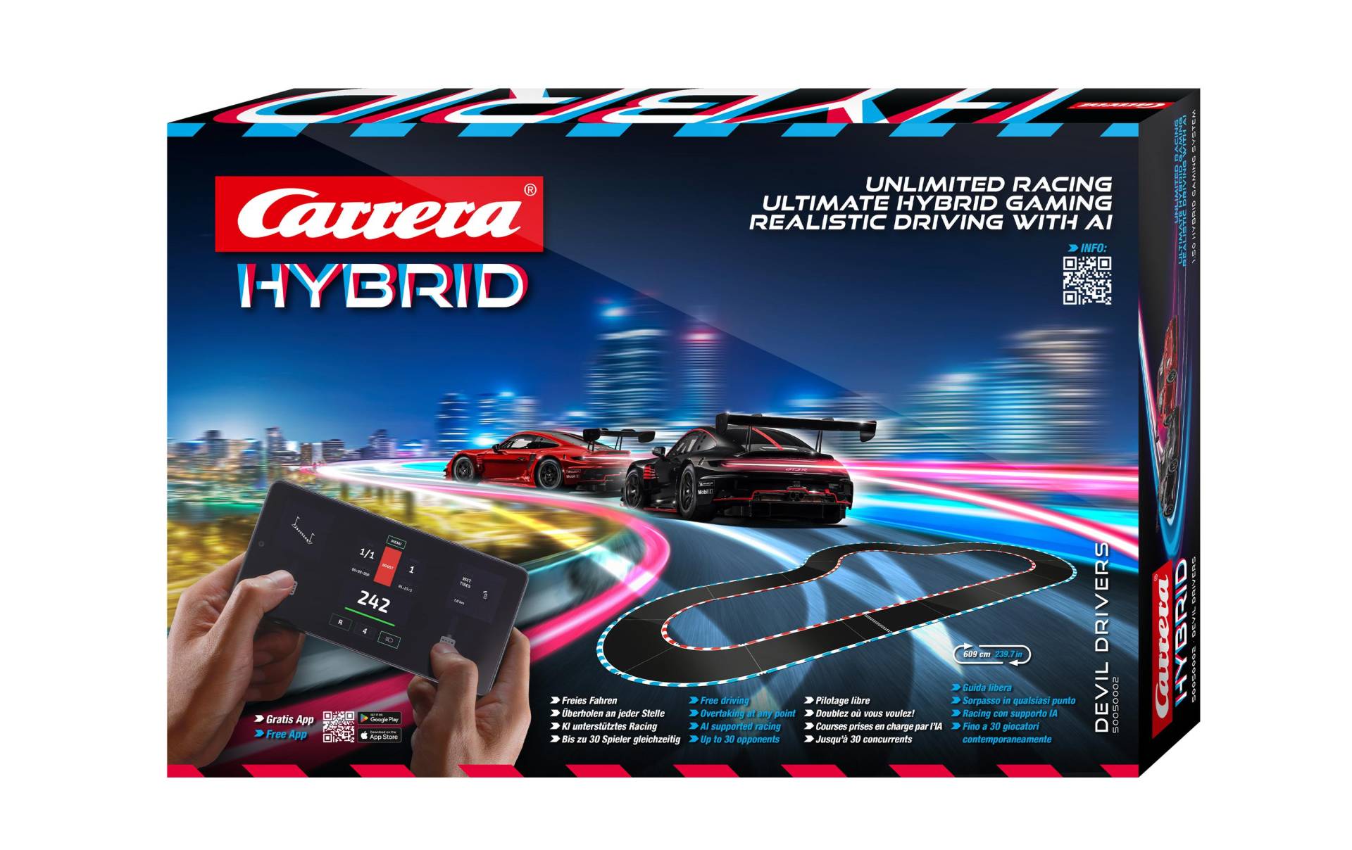 Carrera® Rennbahn-Auto »Devil Drivers – Hybrid Set« von Carrera®