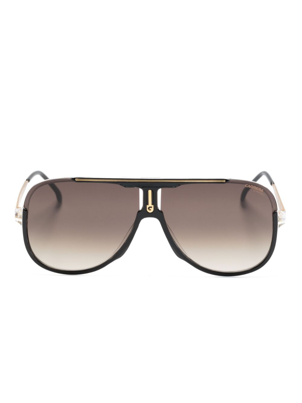 Carrera 1059 shield-frame sungalsses - Gold von Carrera