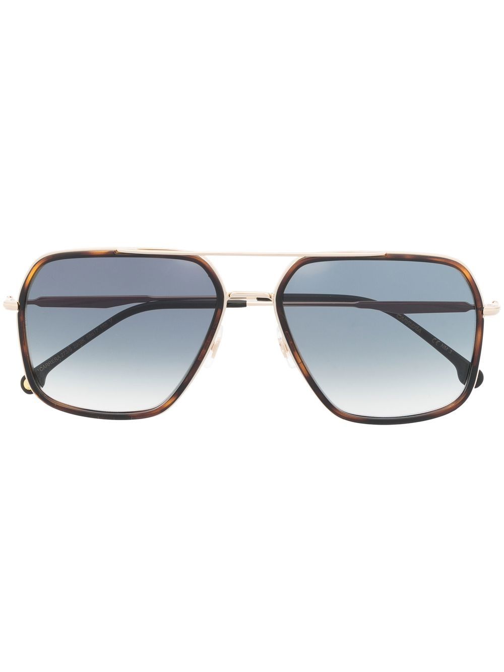 Carrera Carrera 237 rectangular-frame sunglasses - Gold von Carrera