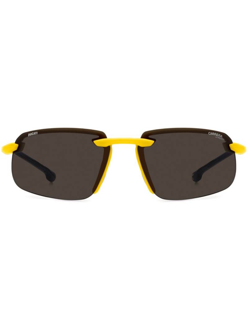 Carrera logo-print sunglasses - Yellow von Carrera