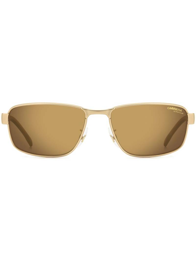 Carrera rectangle-frame sunglasses - Gold von Carrera