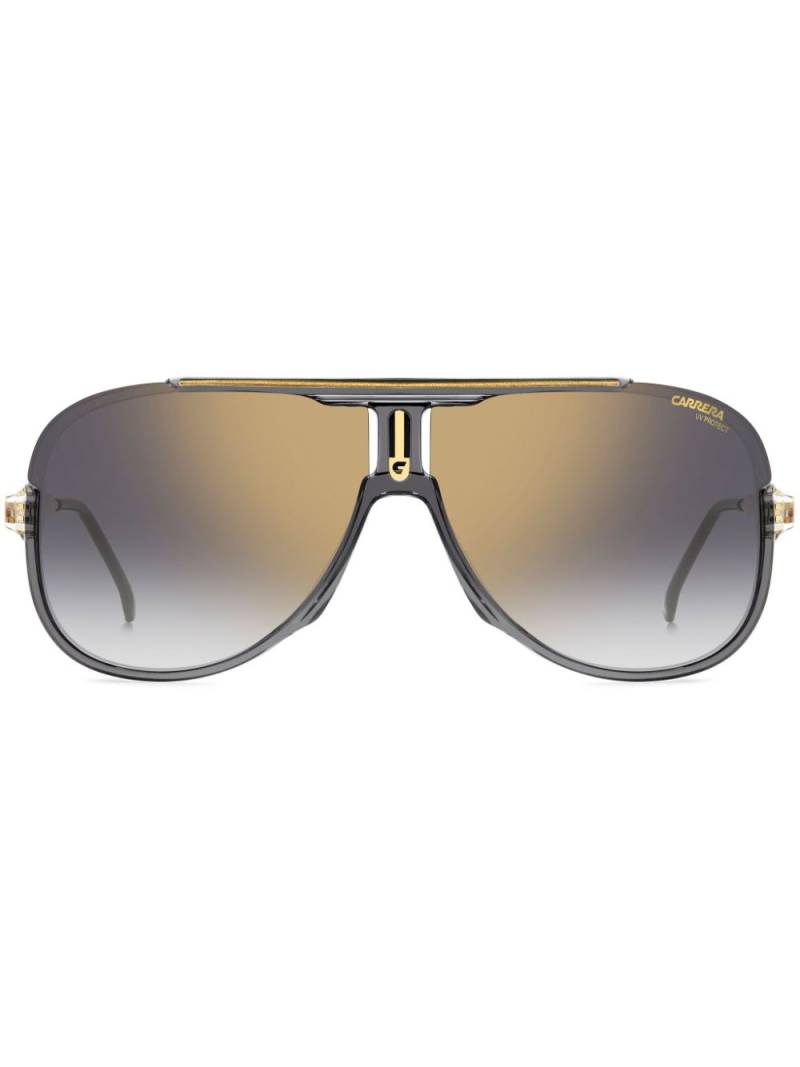 Carrera shield-frame sunglasses - Grey von Carrera