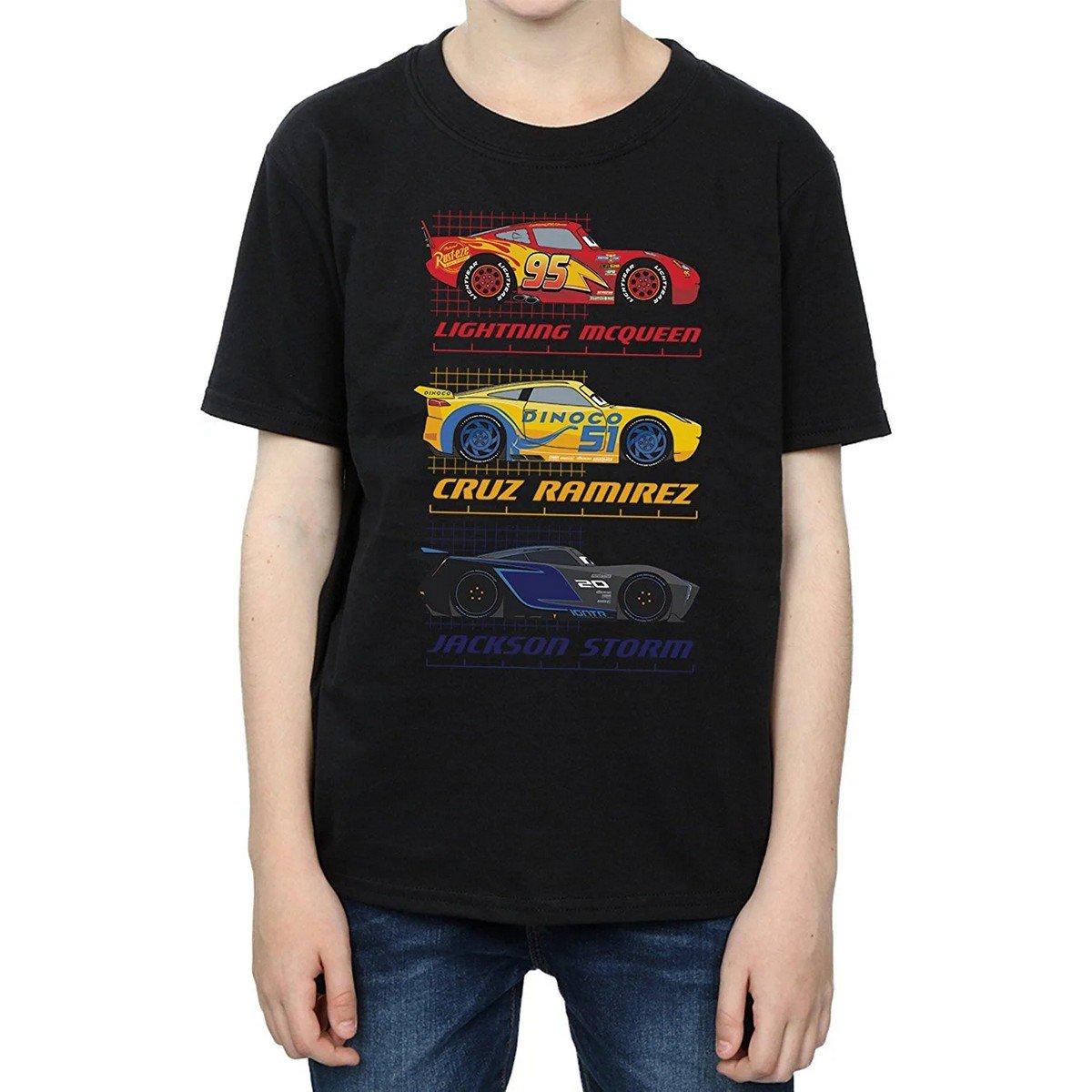 Cars - Racer Profile TShirt, 116, Schwarz von Cars