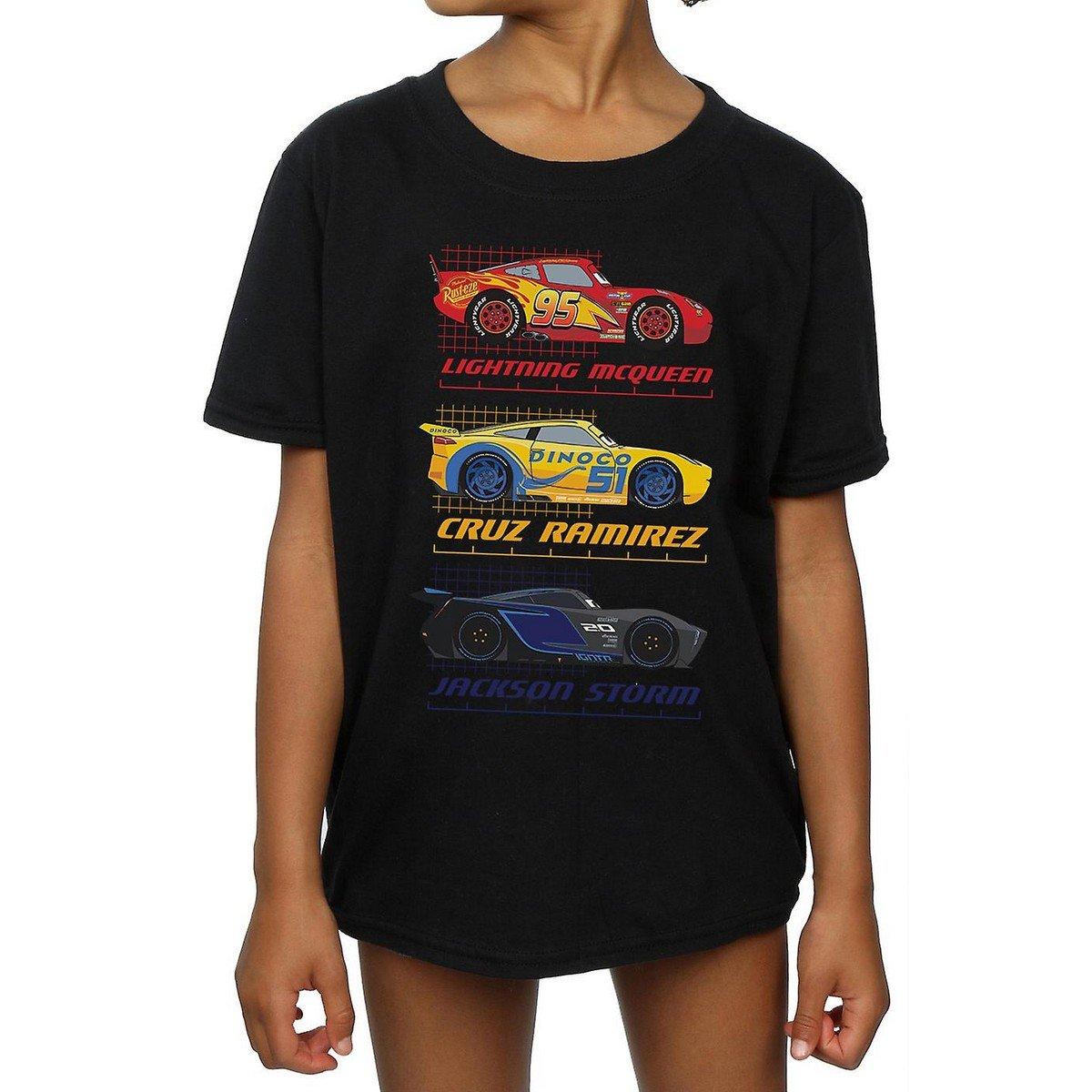 Cars - Racer Profile TShirt, 116, Schwarz von Cars