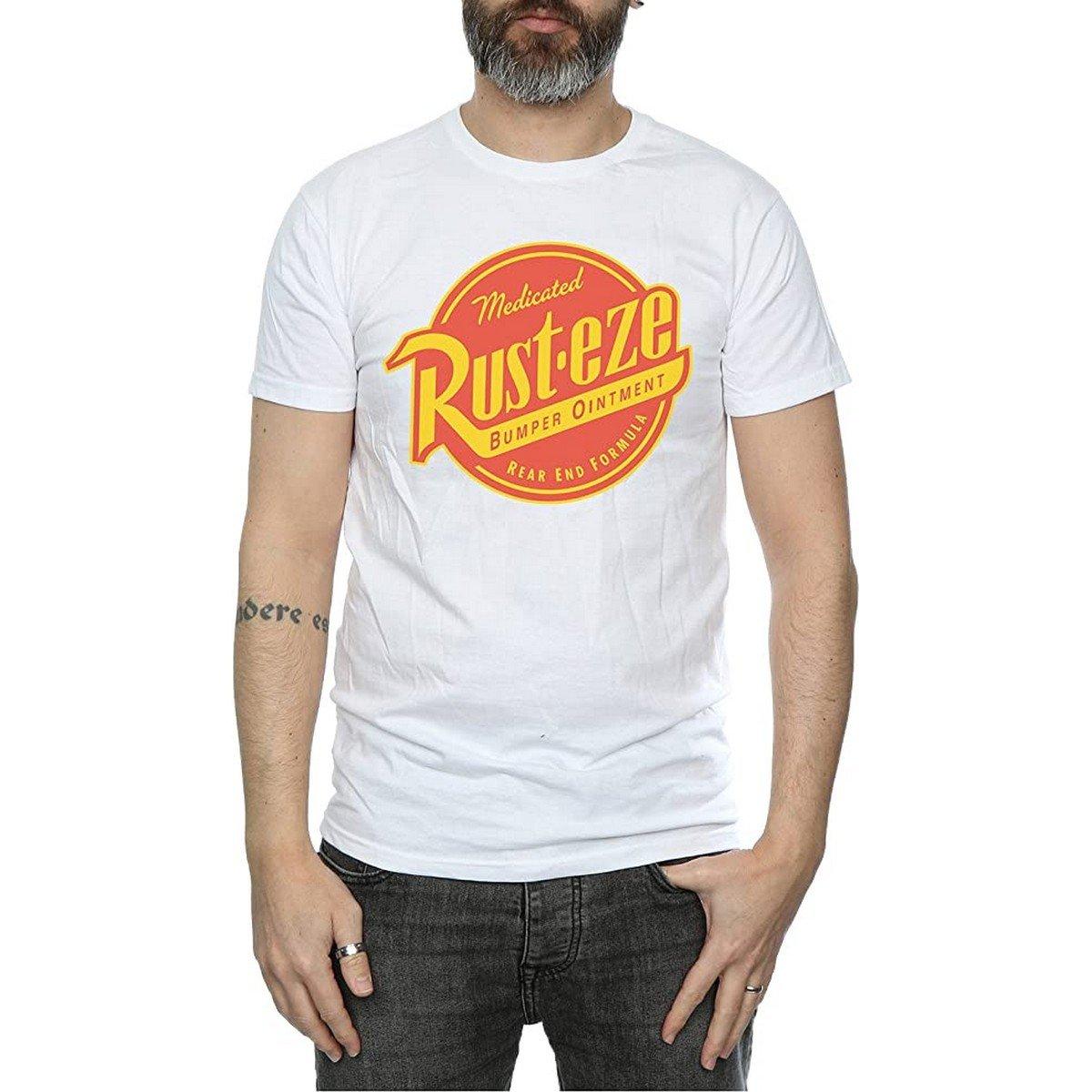 Rusteze Tshirt Herren Weiss XL von Cars