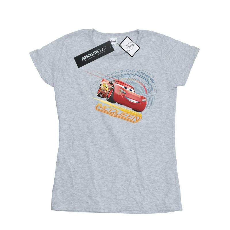 Cars - TShirt, für Damen, Grau, Größe S von Cars