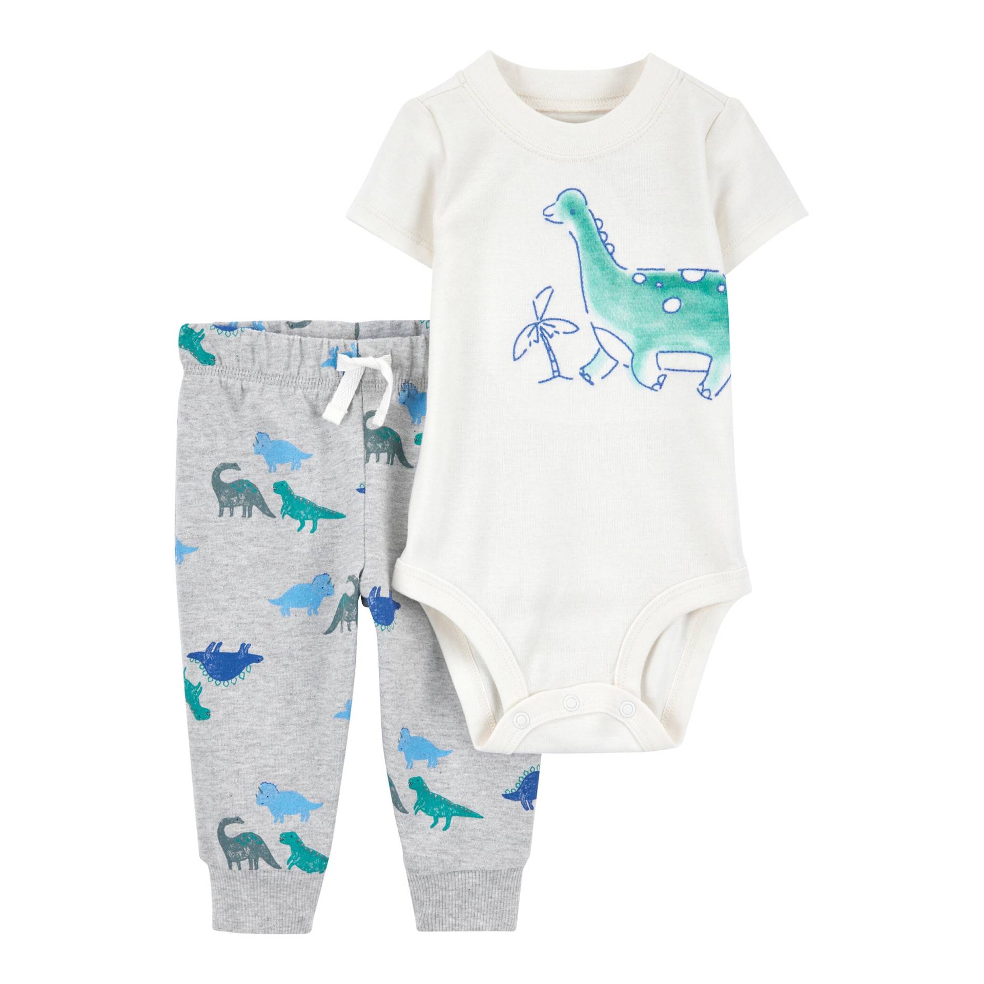 2-tlg. Set Body kurzarm und Jogginghose Dinos von Carter's