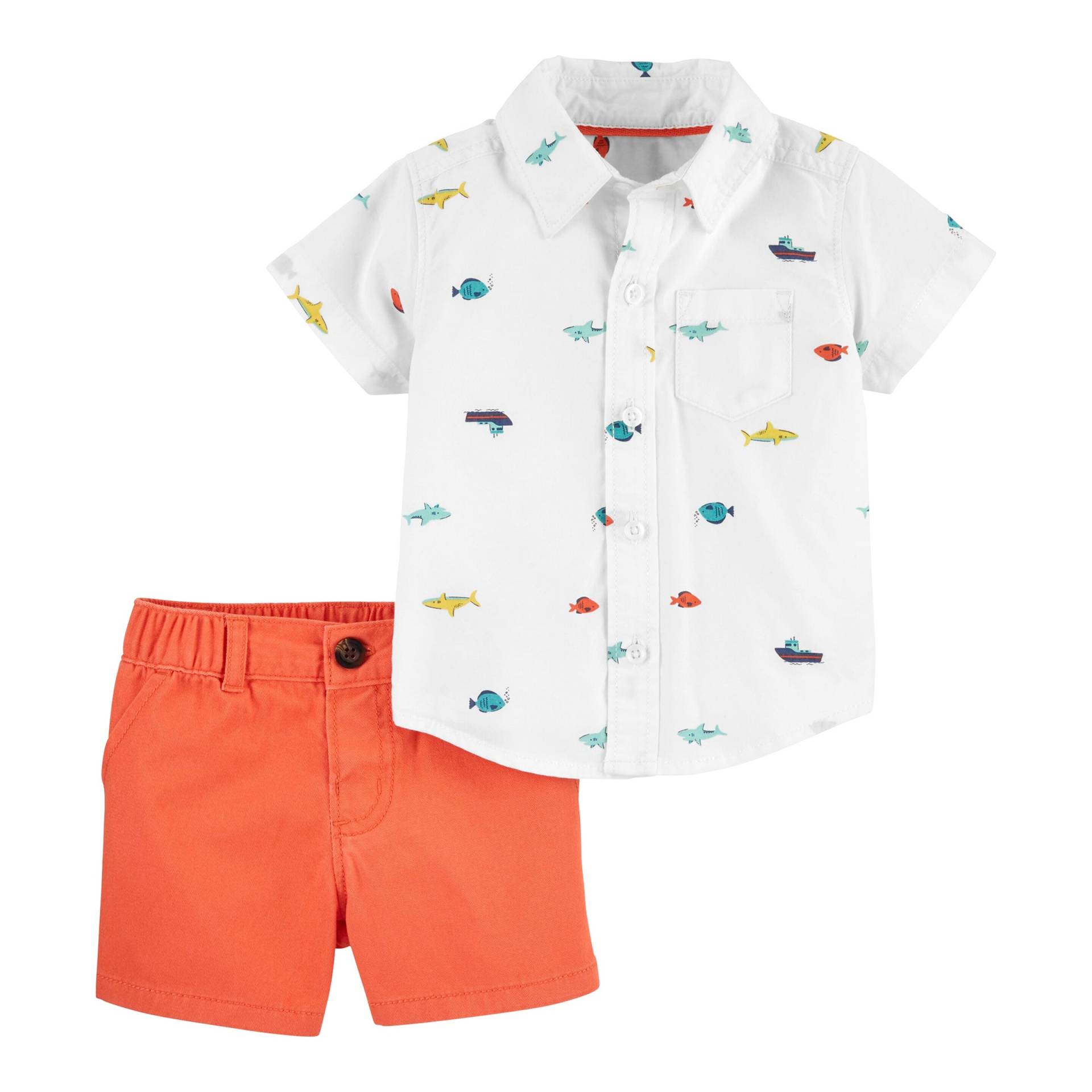 2-tlg. Set Hemd kurzarm und Webshorts Tiere 2-tlg. Set Hemd kurzarm und Webshorts Tiere von Carter's