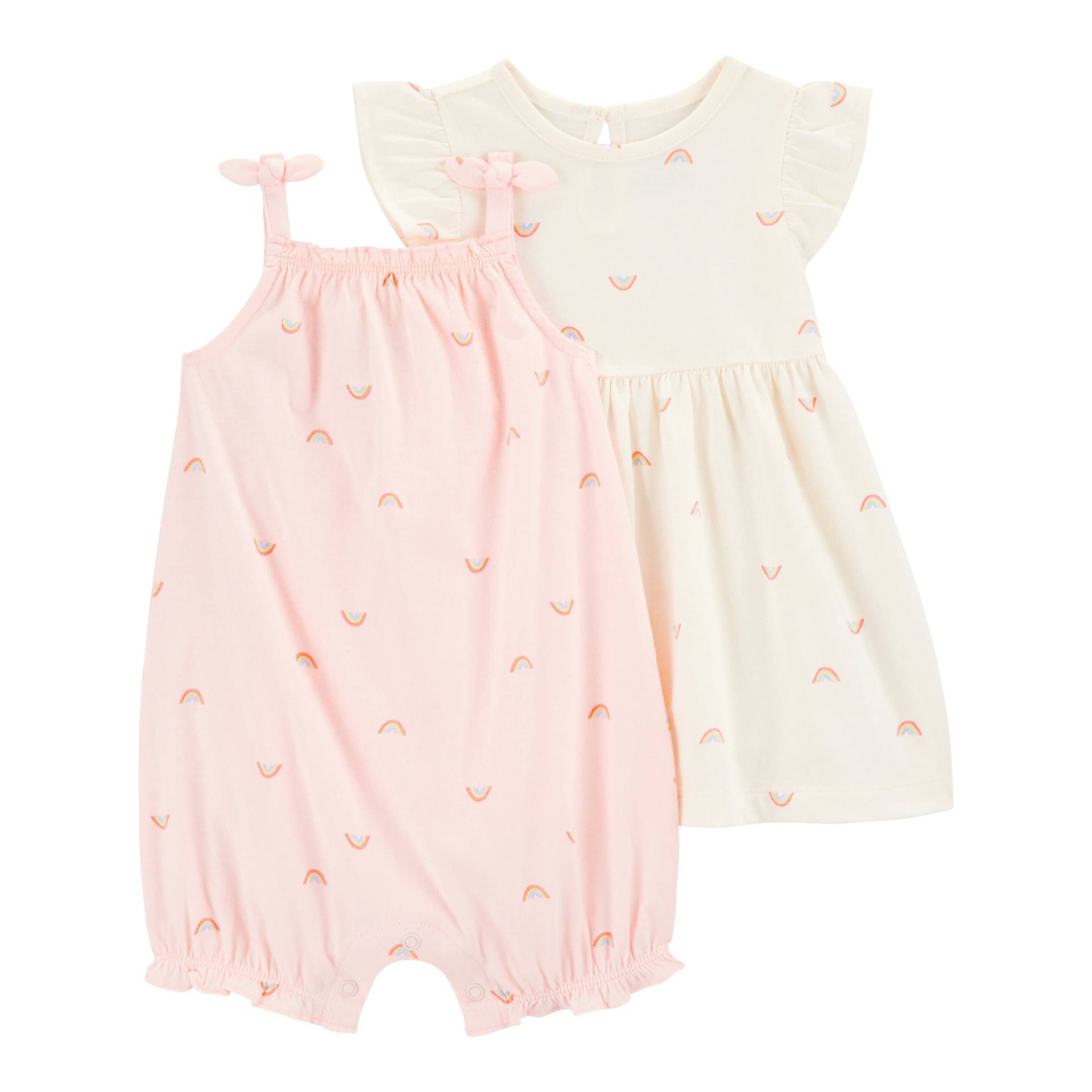 2-tlg. Set Kleid Flügelarm und Spieler Regenbogen 2-tlg. Set Kleid Flügelarm und Spieler Regenbogen von Carter's