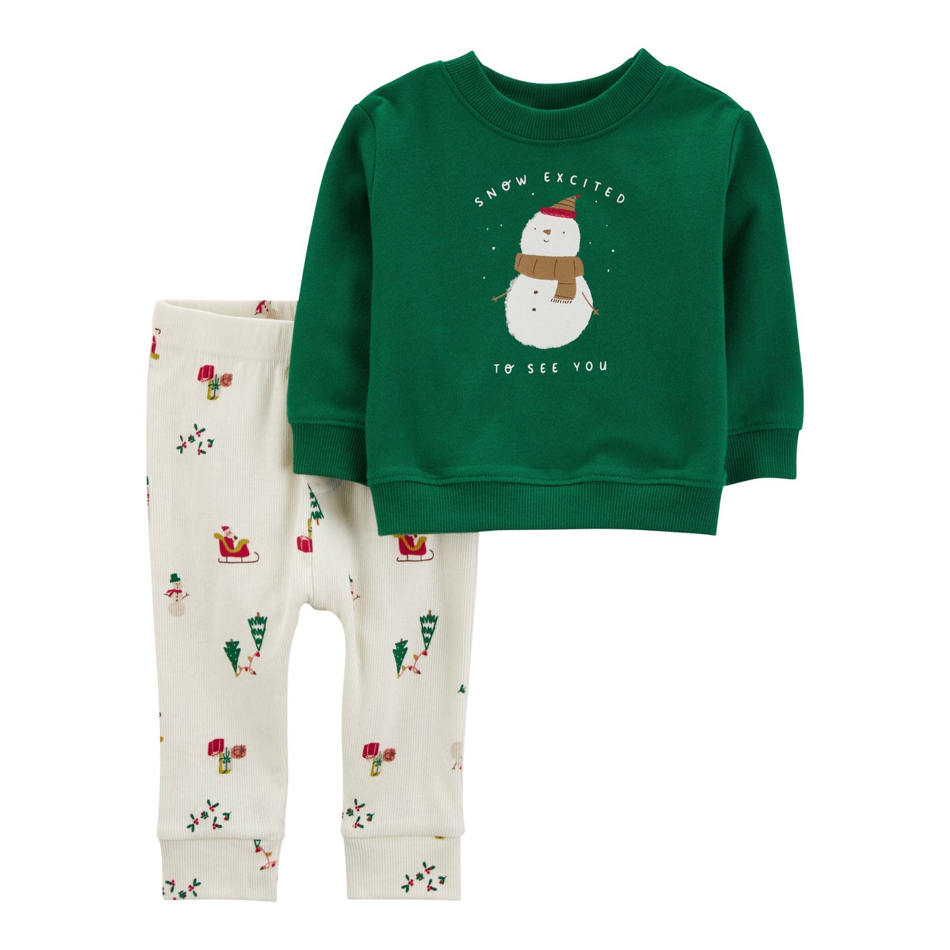 2-tlg. Set Sweatshirt und Jogginghose Weihnachten von Carter's