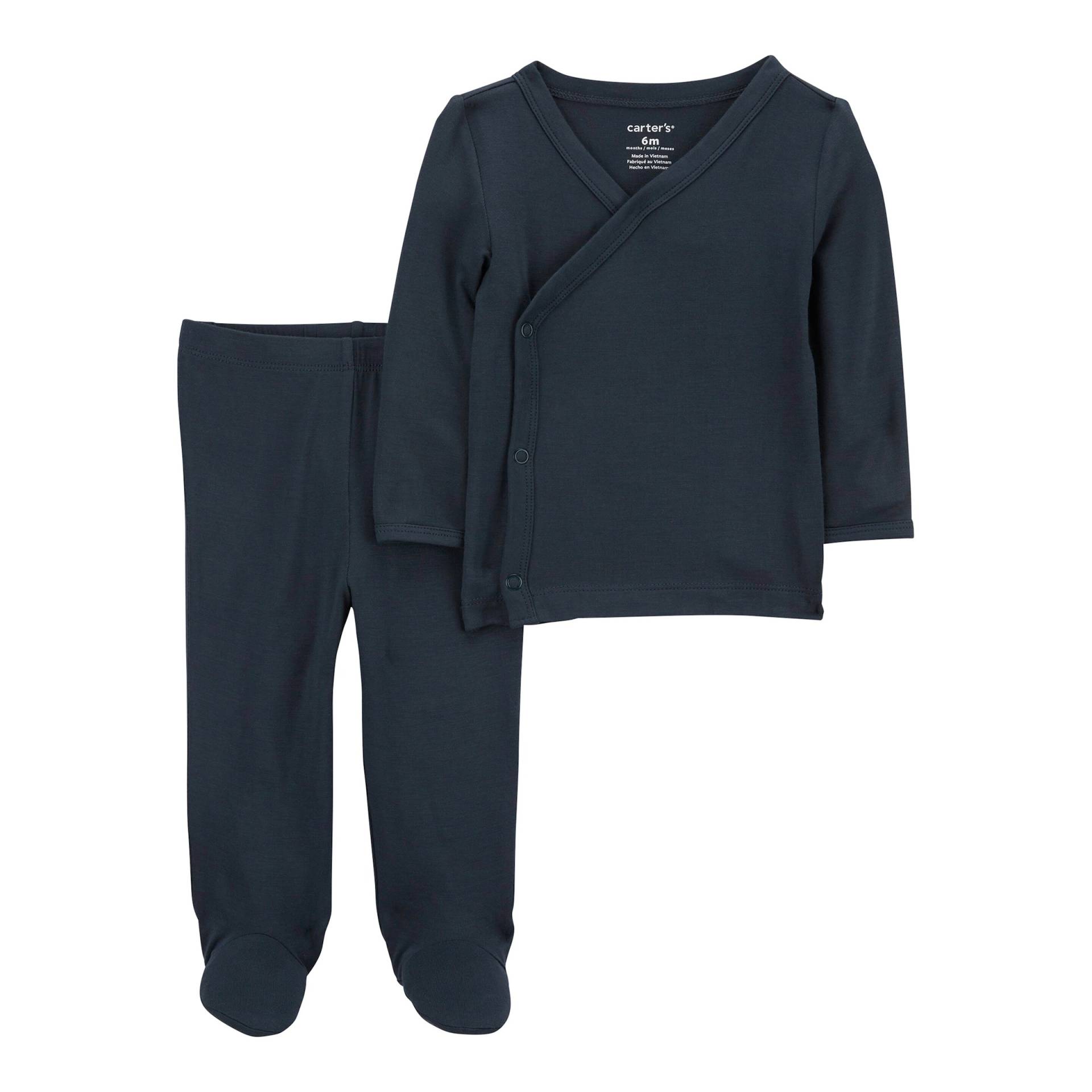 2-tlg. Set Wickelshirt langarm und Hose mit Fuß 2-tlg. Set Wickelshirt langarm und Hose mit Fuß von Carter's