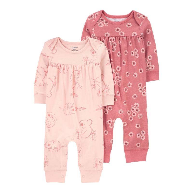 2er-Pack Overalls Blumen von Carter's