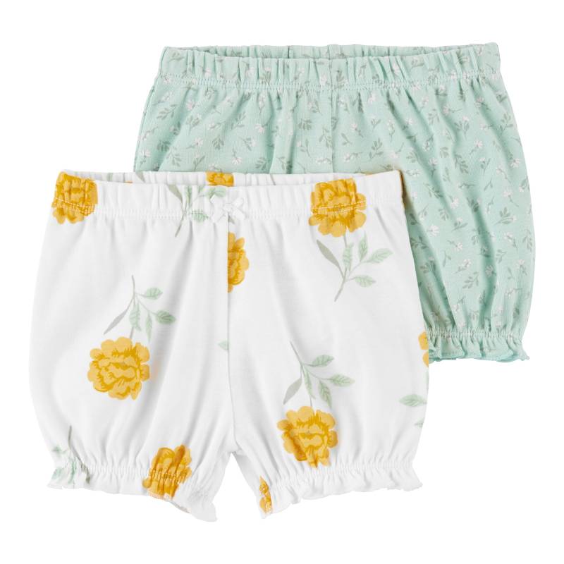 2er-Pack Shorts Blumen von Carter's