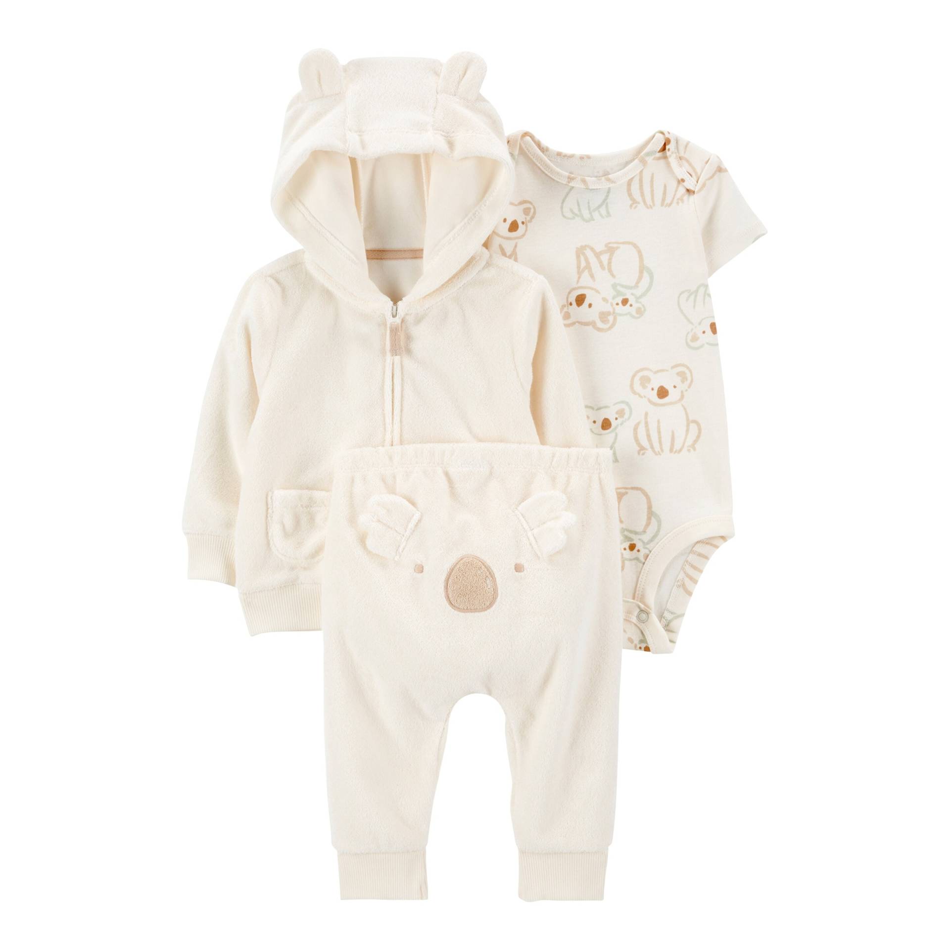 3-tlg. Set Body kurzarm, Sweatjacke und Jogginghose Koala 3-tlg. Set Body kurzarm, Sweatjacke und Jogginghose Koala von Carter's