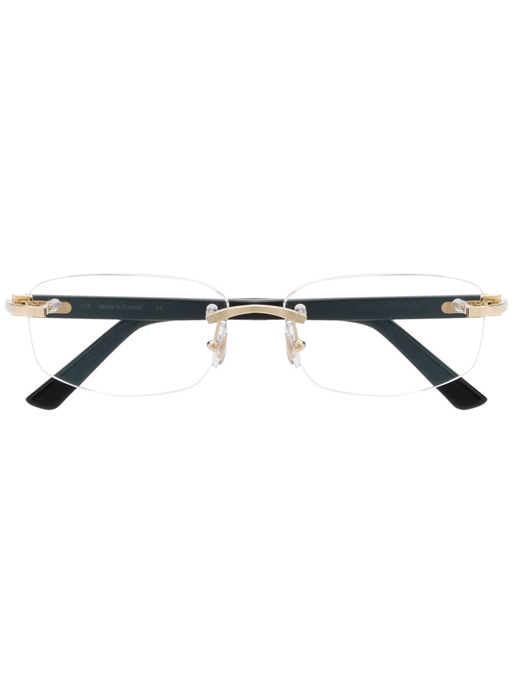 Cartier Eyewear Canazei glasses - Black von Cartier Eyewear