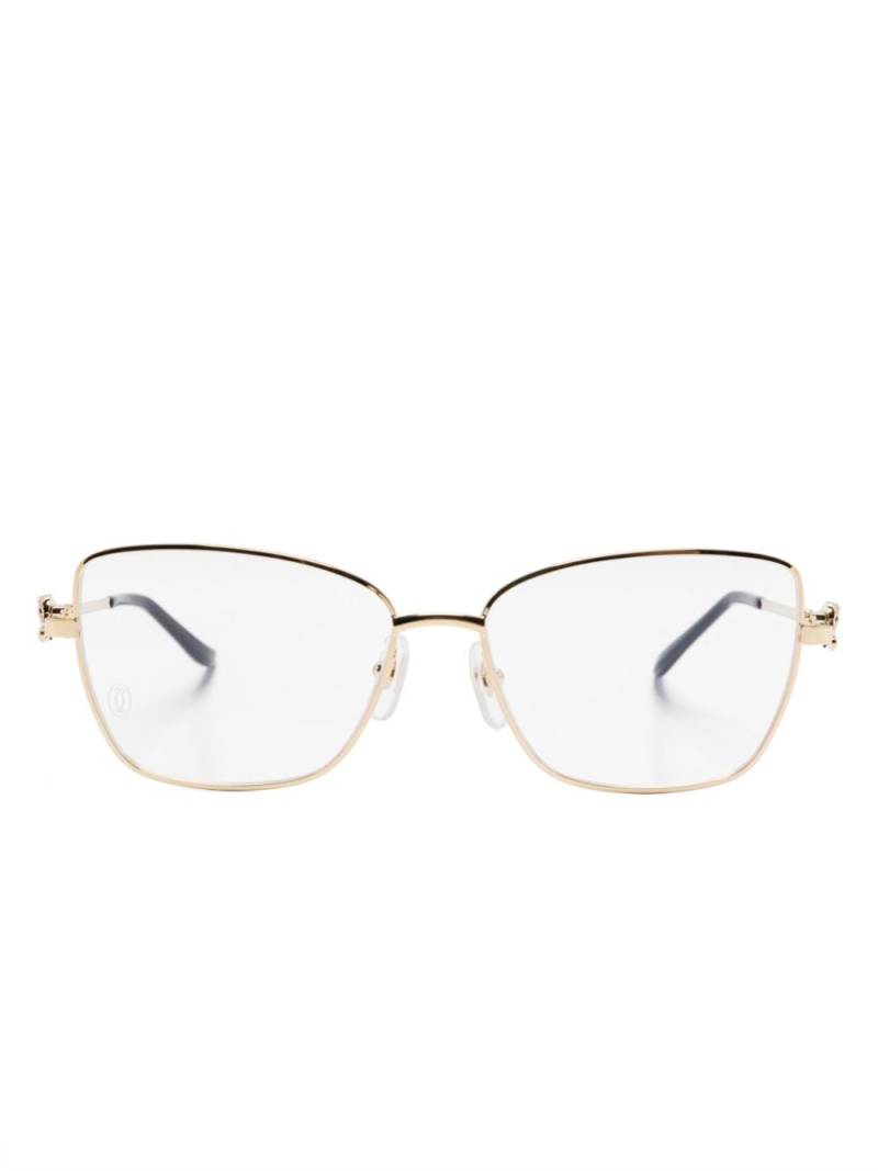 Cartier Eyewear Panthère De Cartier glasses - Gold von Cartier Eyewear