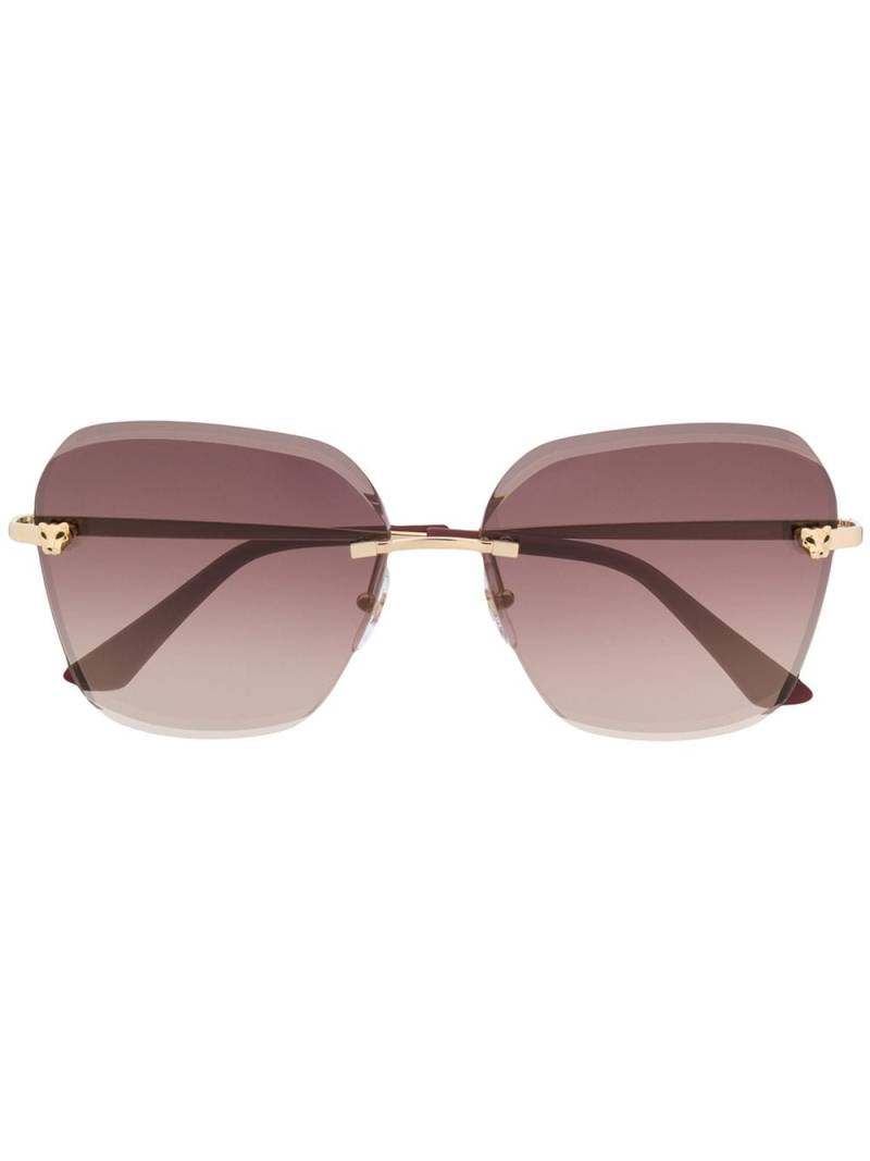 Cartier Eyewear Panthère de Cartier sunglasses - Gold von Cartier Eyewear