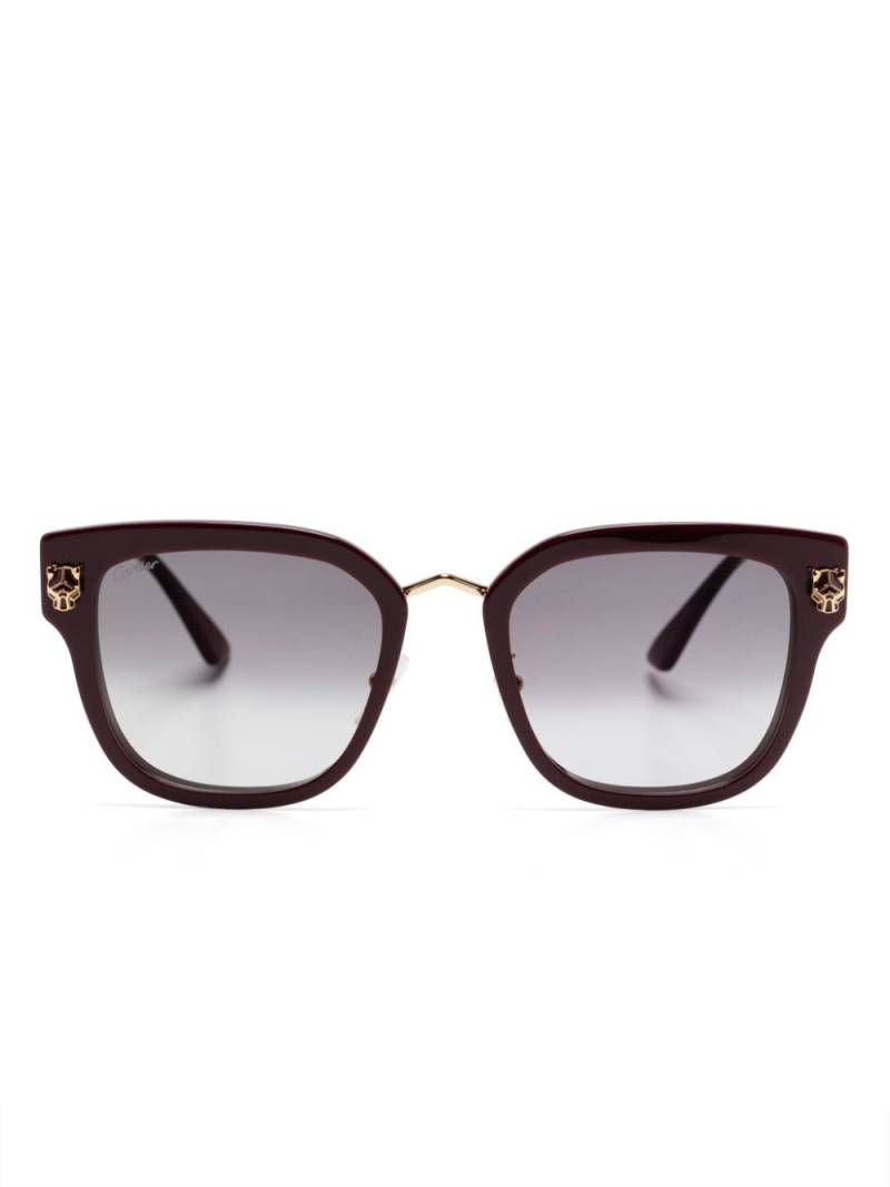 Cartier Eyewear Panthère sunglasses - Gold von Cartier Eyewear