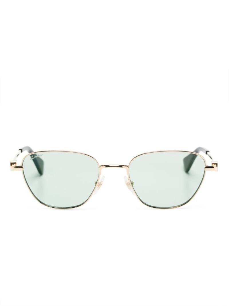 Cartier Eyewear butterfly-frame sunglasses - Gold von Cartier Eyewear