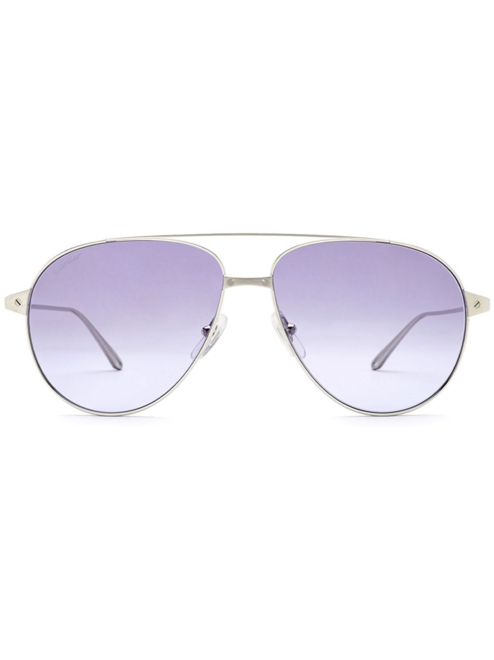 Cartier Eyewear gradient lenses sunglasses - Silver von Cartier Eyewear