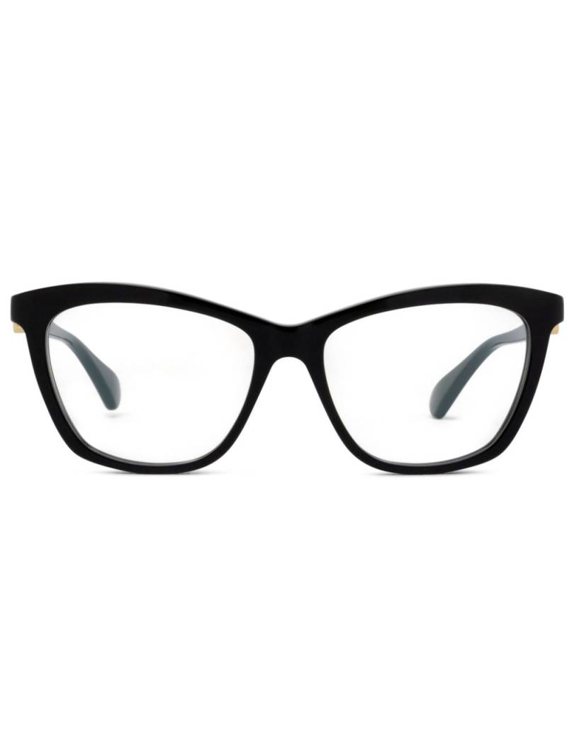 Cartier Eyewear logo-plaque glasses - Black von Cartier Eyewear