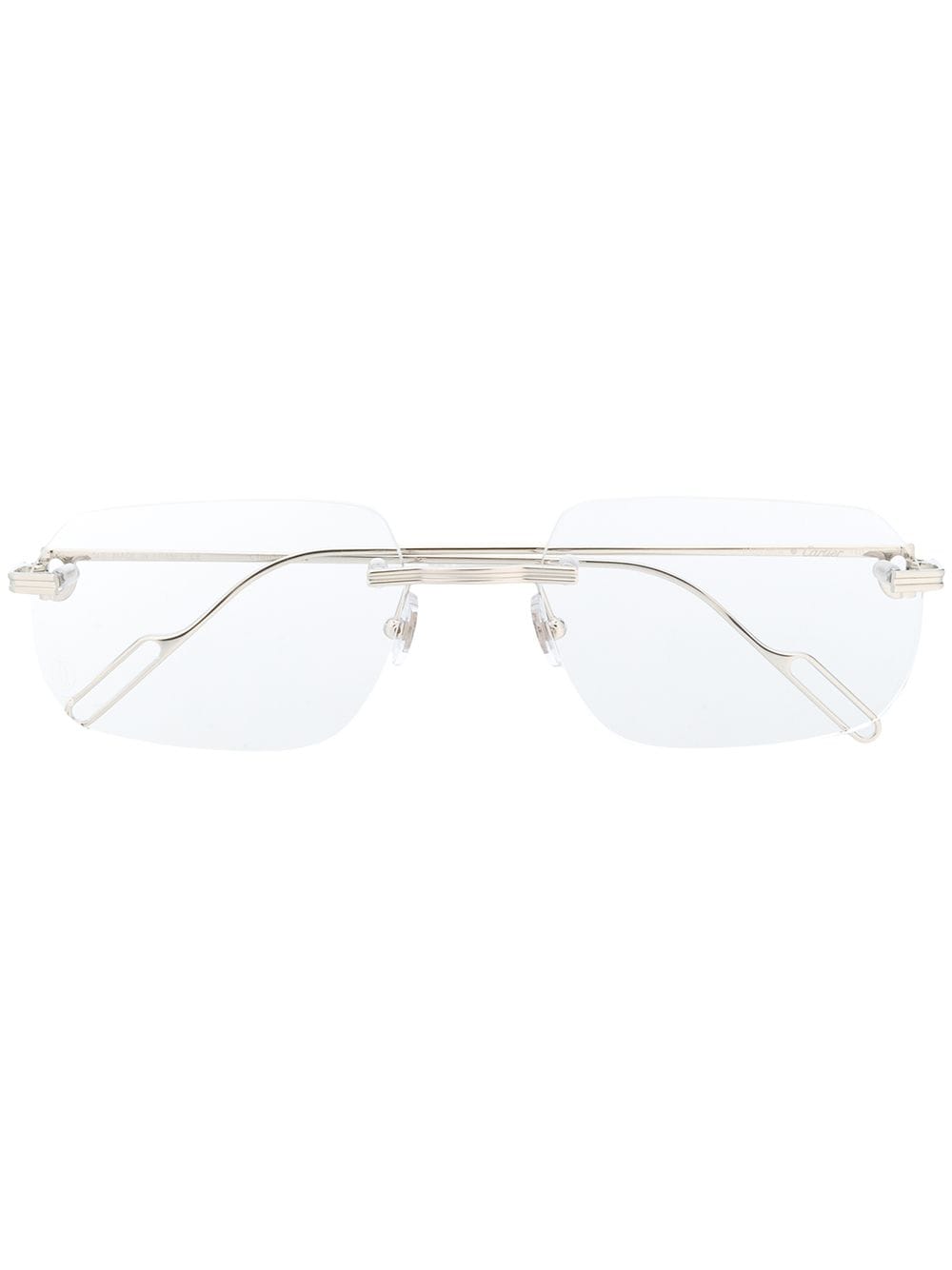 Cartier Eyewear rimless eyeglasses - Silver von Cartier Eyewear