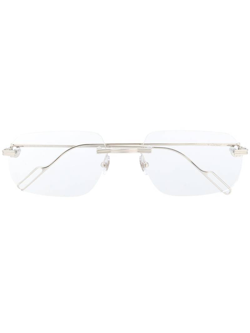 Cartier Eyewear rimless eyeglasses - Silver von Cartier Eyewear