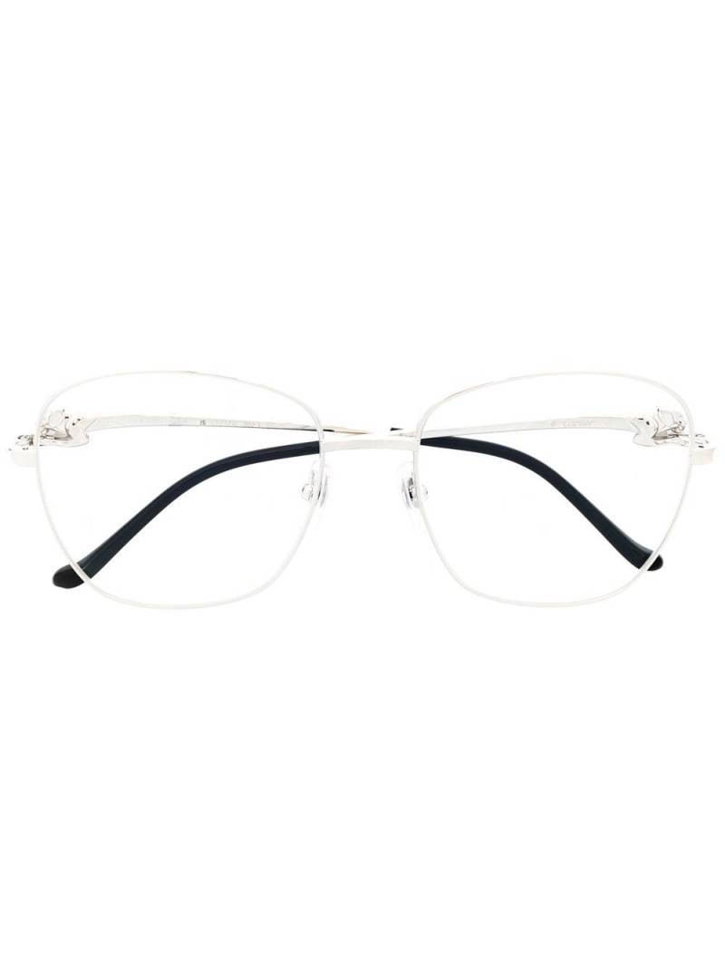 Cartier Eyewear round-frame glasses - Silver von Cartier Eyewear