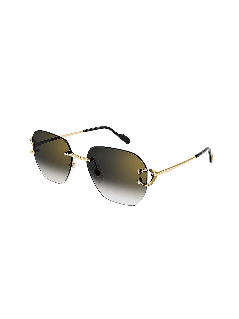 CARTIER Sonnenbrille CT0394S gold von Cartier