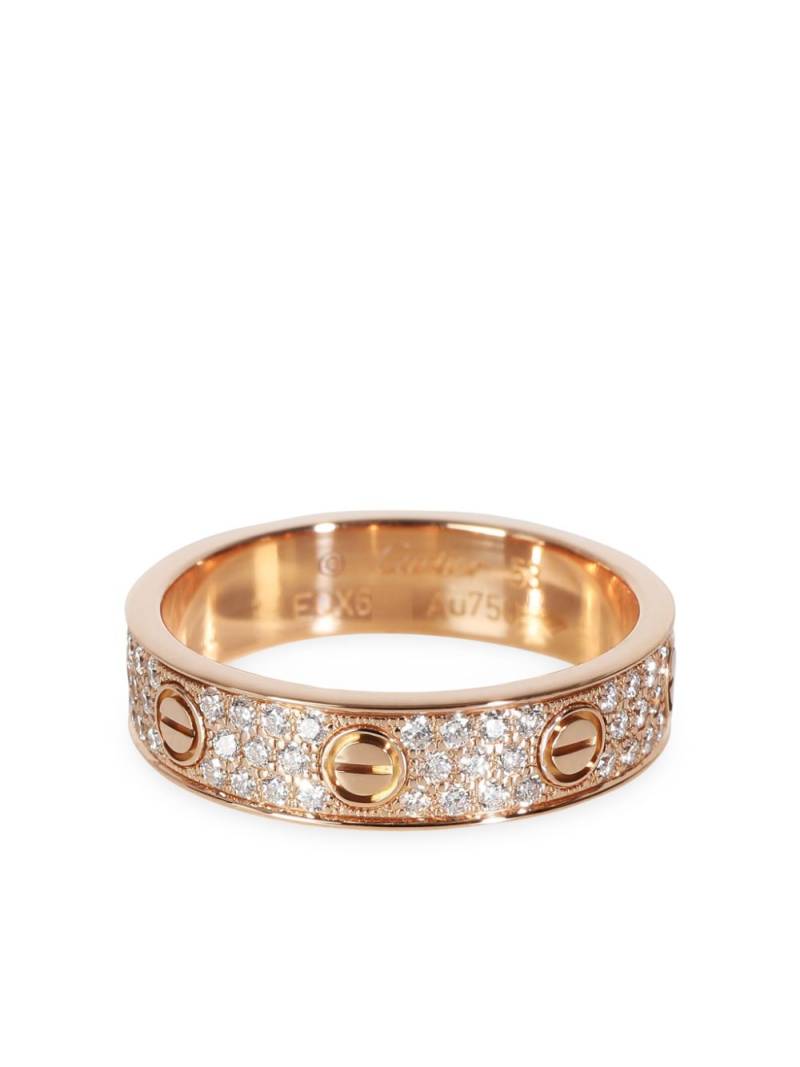 Cartier 18kt rose gold Love diamond wedding band - Pink von Cartier