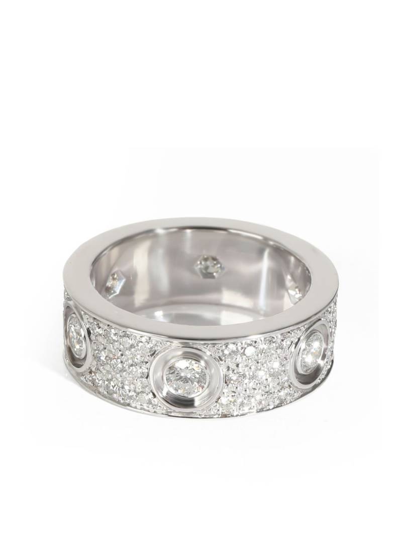 Cartier 18kt white gold Love diamond ring - Silver von Cartier